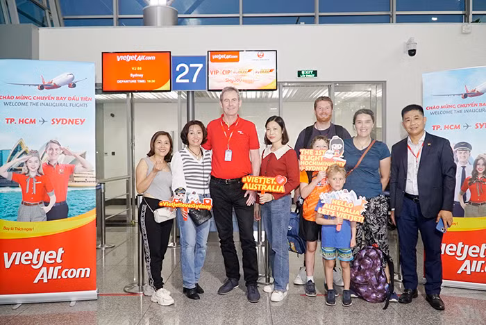 Toàn quyền Úc chúc mừng các đường bay thẳng của Vietjet đến Melbourne, Sydney, Brisbane -0