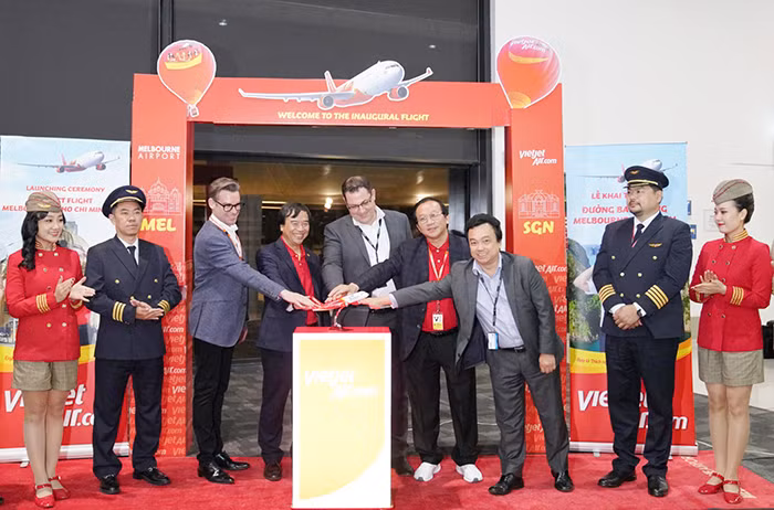 Toàn quyền Úc chúc mừng các đường bay thẳng của Vietjet đến Melbourne, Sydney, Brisbane -0