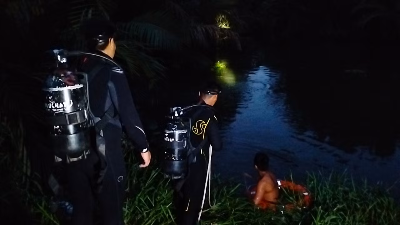 Nhậu say bơi qua rạch thì đuối nước tử vong -0