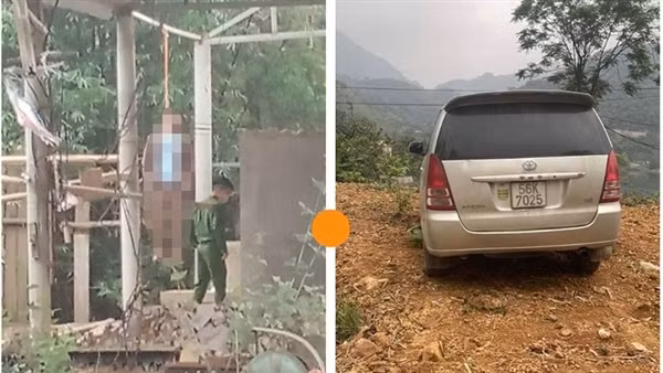 Phát hiện một người đàn ông chết trong tư thế treo cổ