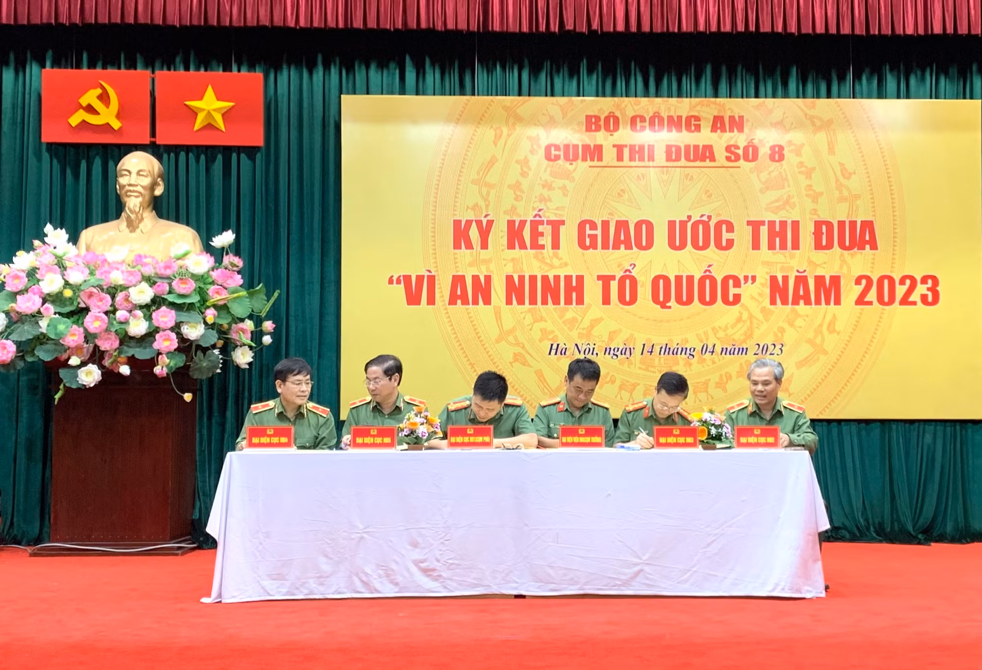 6 đơn vị khối hậu cần - kỹ thuật ký giao ước thi đua 