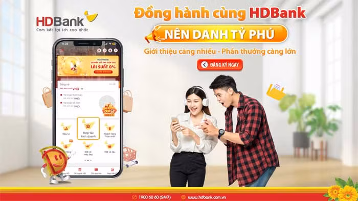  “Đồng hành cùng HDBank, nên danh tỷ phú” 2023 đã trở lại -0