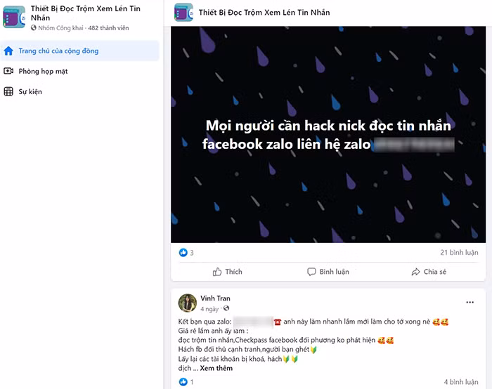 Lừa đảo từ các dịch vụ đọc trộm tin nhắn mạng xã hội -0