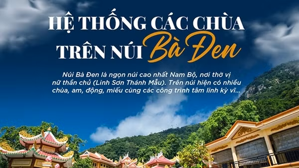 Hệ thống chùa, hang động tại Núi Bà &nbsp;đa dạng như thế nào?