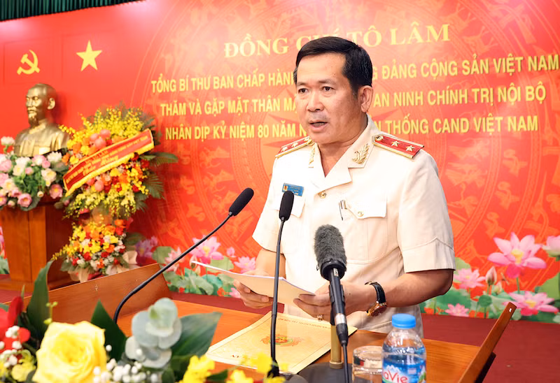 Tổng Bí thư Tô Lâm thăm và gặp mặt thân mật CBCS Cục An ninh chính trị nội bộ -0