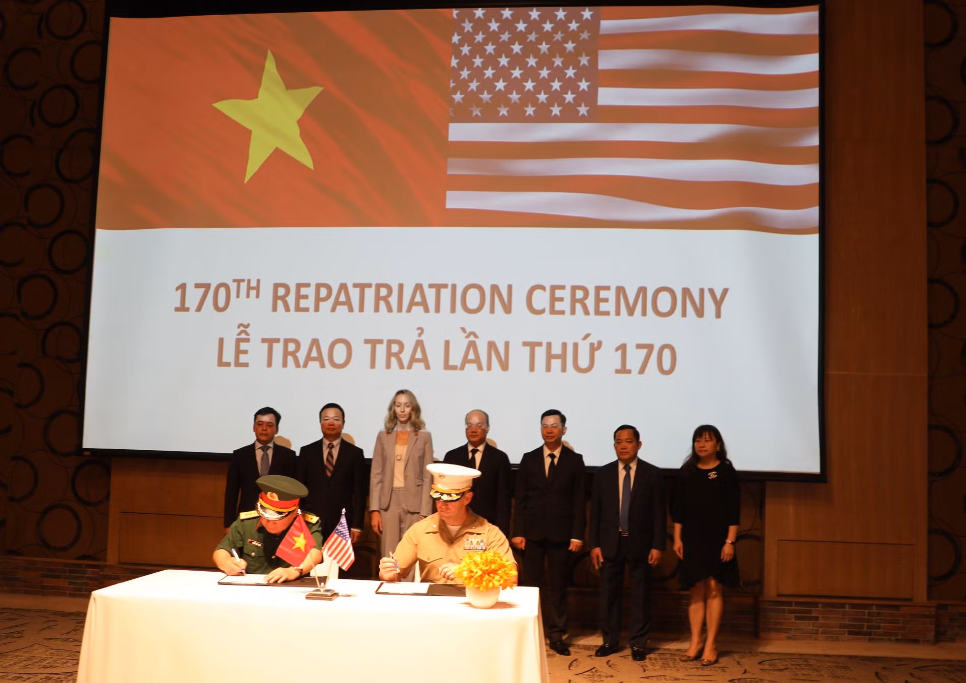 Lễ trao trả hài cốt quân nhân Hoa kỳ lần thứ 170 -0