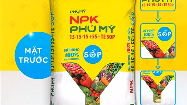 Phân bón Phú Mỹ ra mắt sản phẩm NPK PHÚ MỸ 15-15-15+5S+TE SOP sử dụng 100% Kali Sulphate