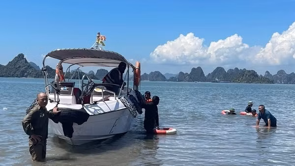 Tìm thấy thi thể người đàn ông mất tích khi đi tắm biển vịnh Hạ Long
