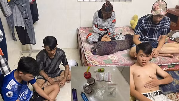 Nhóm thanh thiếu niên tụ tập bay lắc tập thể tại nhà