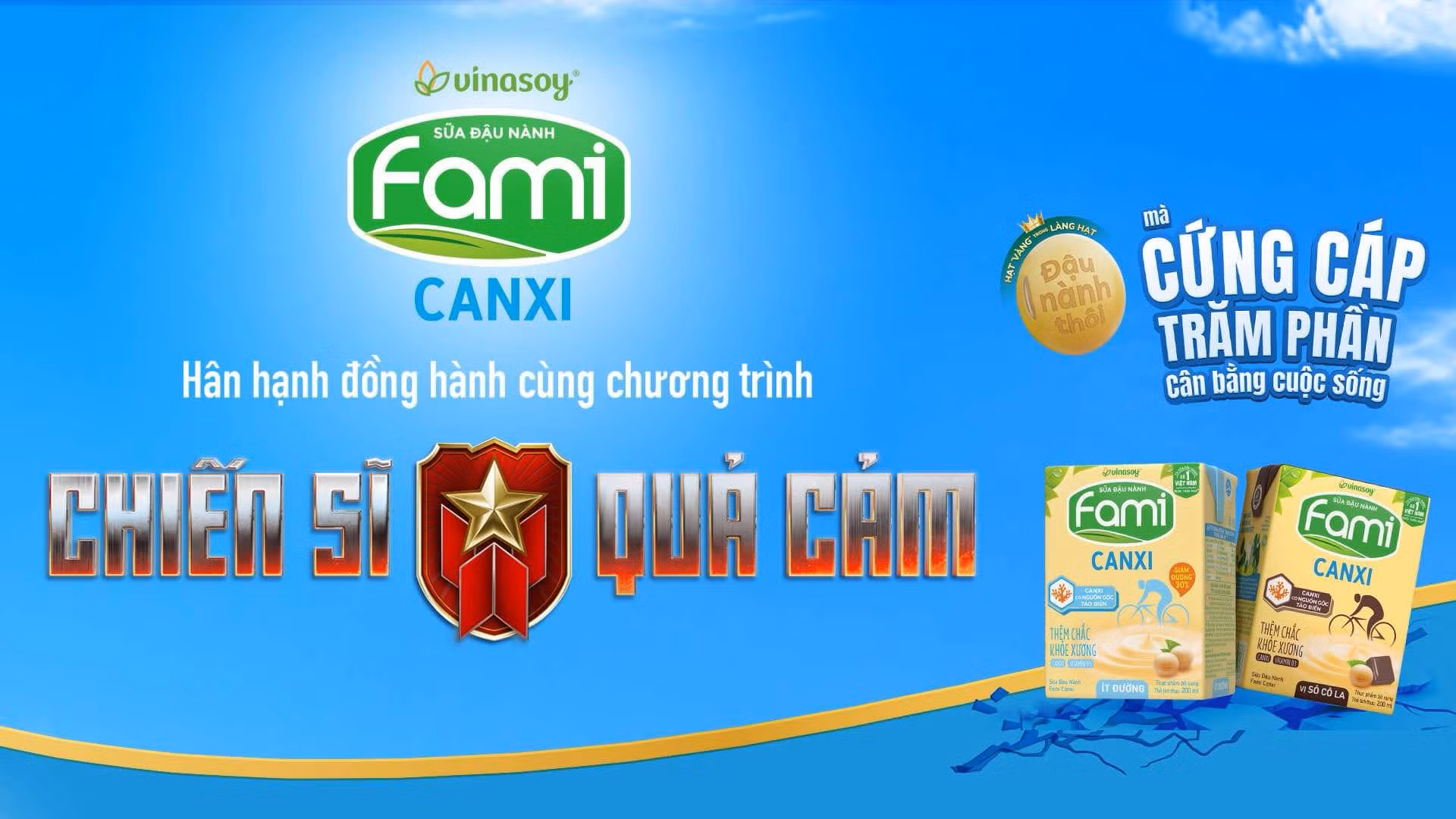 Đồng hành cùng “Chiến sĩ quả cảm”, Fami Canxi lan tỏa tinh thần cứng cáp đến cộng đồng -0