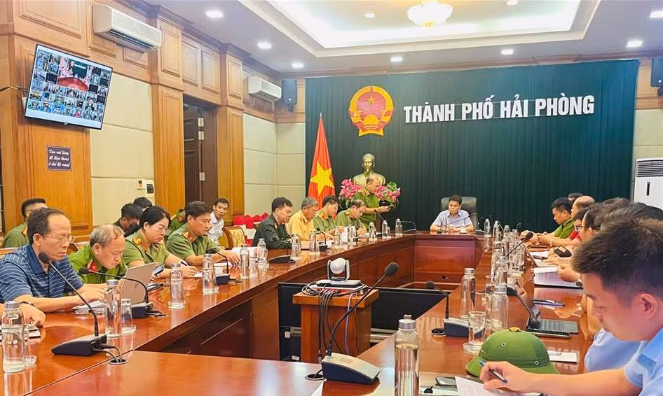 Bộ Công an thành lập Sở chỉ huy tiền phương tại Hải Phòng để chủ động ứng phó bão số 3 (WIPHA) -0
