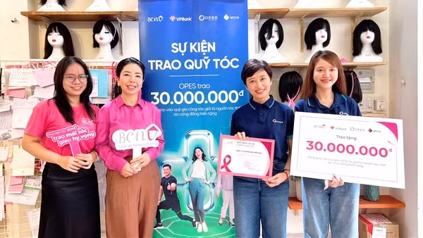 OPES cùng với VPBank và MSIG trao yêu thương đến các “chiến binh K”