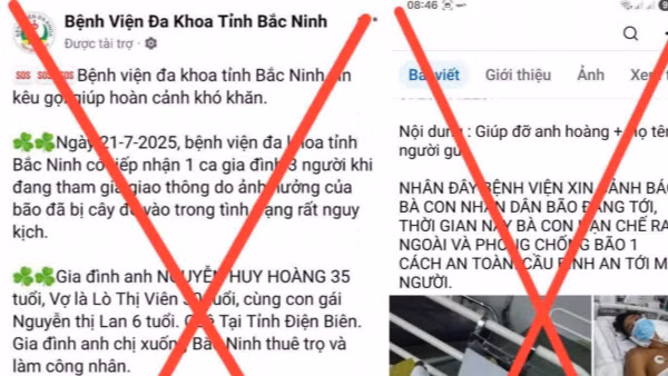 Xác minh thông tin đối tượng giả danh bệnh viện kêu gọi từ thiện