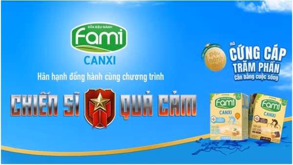 Đồng hành cùng “Chiến sĩ quả cảm”, Fami Canxi lan tỏa tinh thần cứng cáp đến cộng đồng