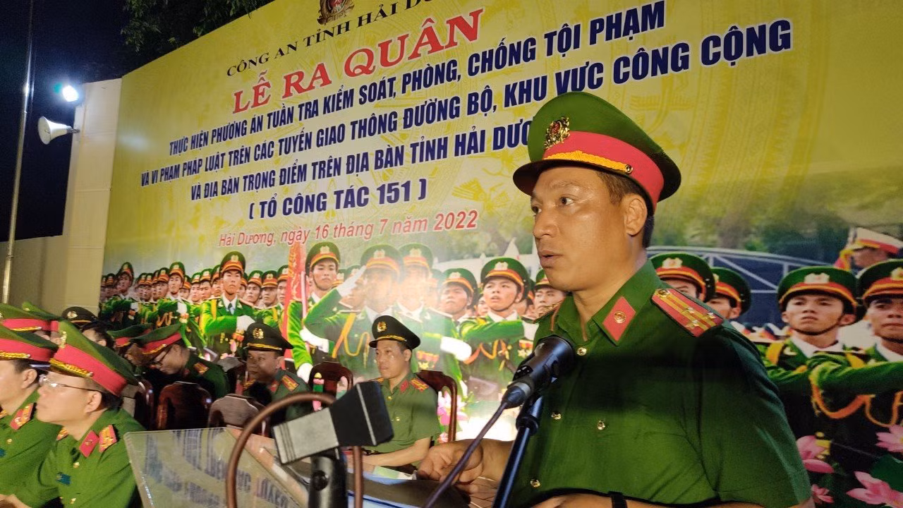 Công an tỉnh Hải Dương tổ chức Lễ ra quân Tổ công tác 151 -0
