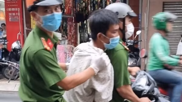 Công an phường tóm 2 tên trộm nhiều tiền án ảnh 2