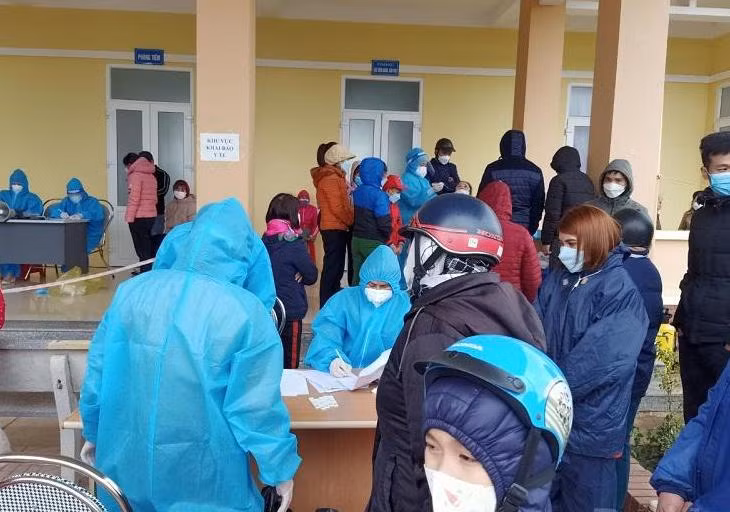 Tìm người bị Trung tâm Y tế thị xã Nghi Sơn, Thanh Hoá gộp mẫu xét nghiệm PCR -0