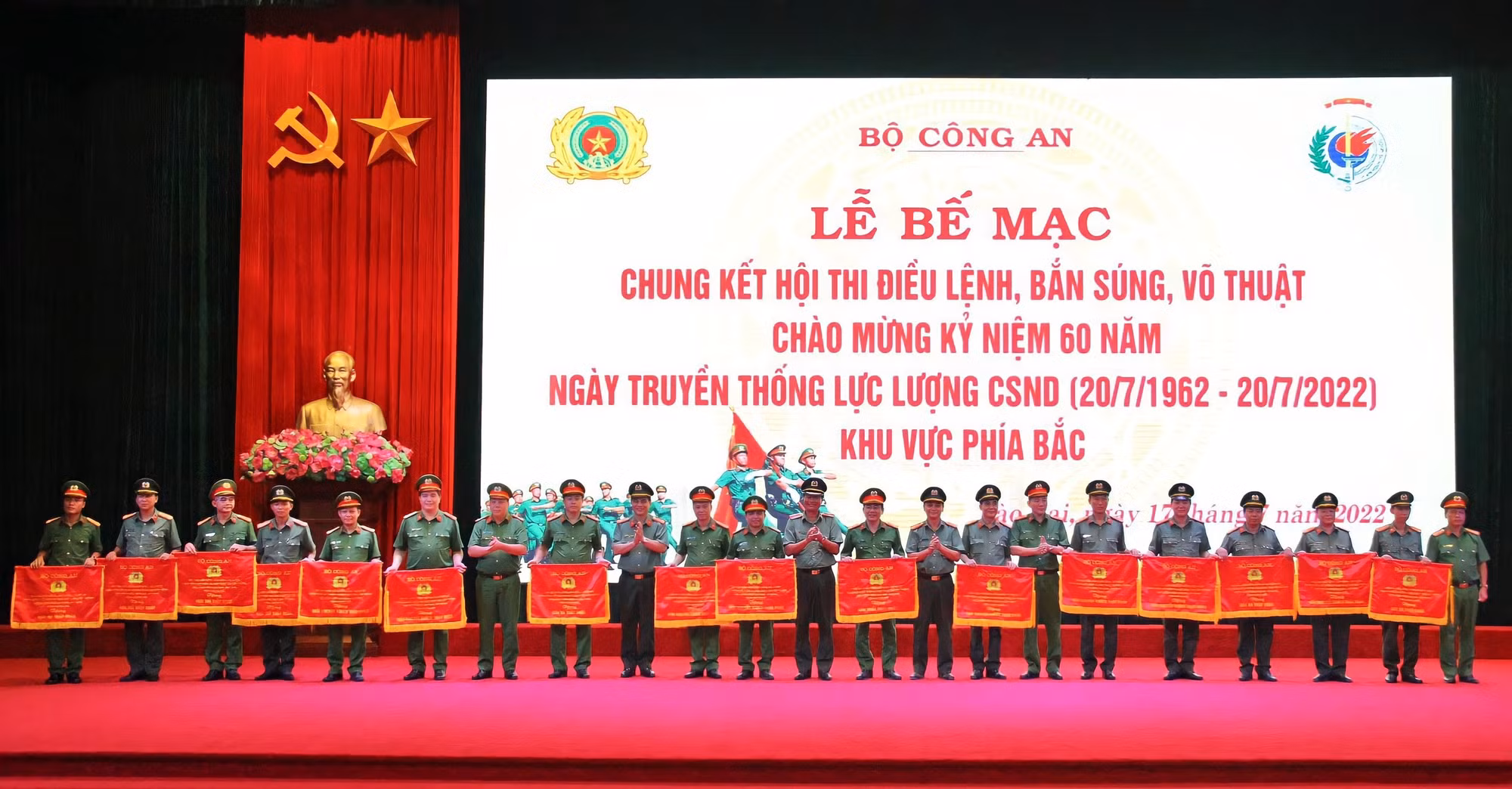 Bế mạc Hội thi điều lệnh, bắn súng, võ thuật CAND năm 2022 – Khu vực phía Bắc -0