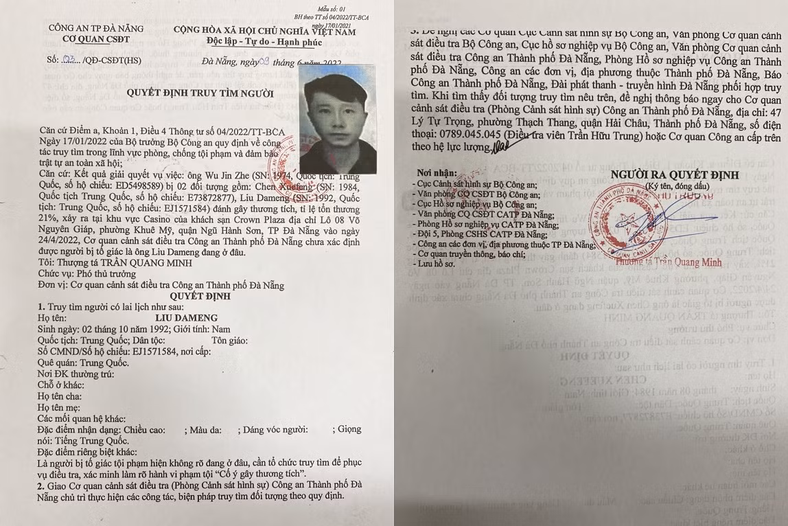 Đà Nẵng: 2 đối tượng người nước ngoài đánh người thương tích trước Casino -0