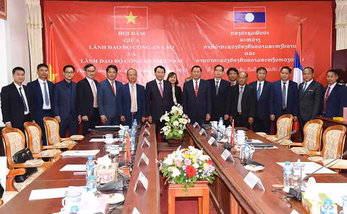 Thắt chặt hợp tác giữa Bộ Công an Việt Nam và Bộ Công an Lào -0