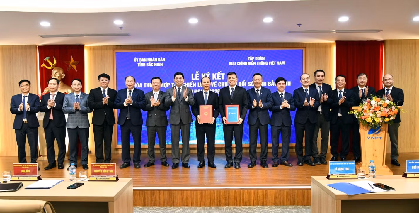 VNPT và Bắc Ninh tăng tốc chuyển đổi số, hướng tới đô thị thông minh -0