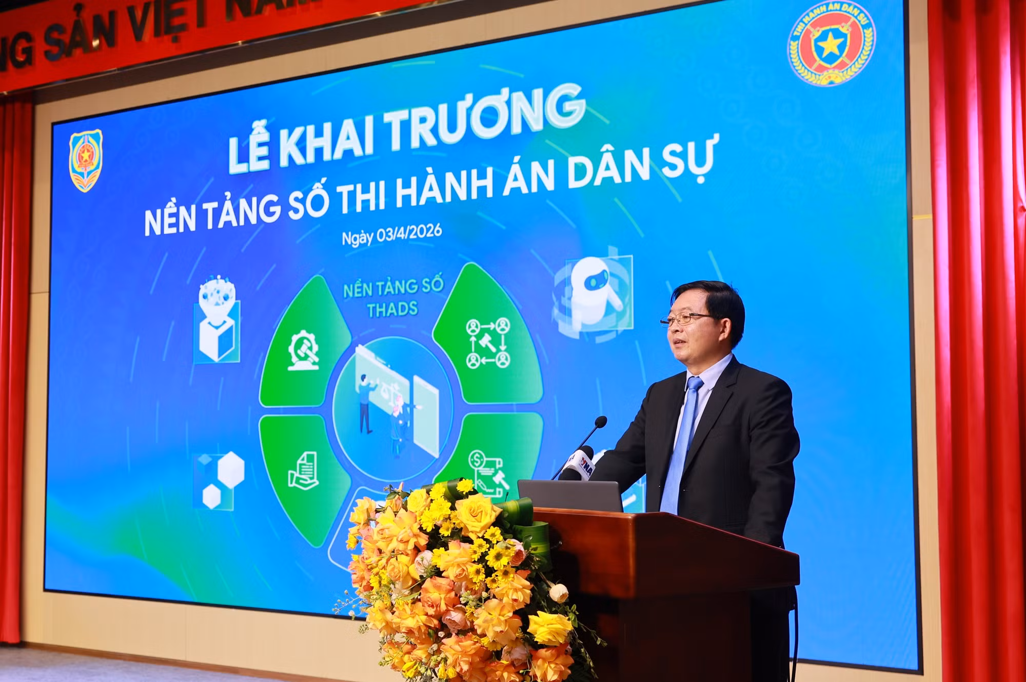 Khai trương nền tảng số thi hành án dân sự -0