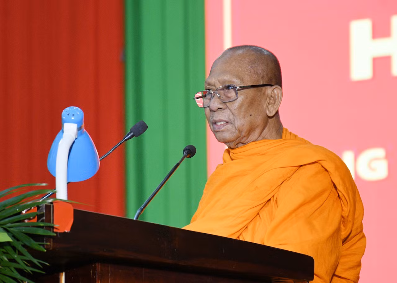 Công an Vĩnh Long họp mặt mừng Tết cổ truyền Chôl Chnam Thmây năm 2026 -0