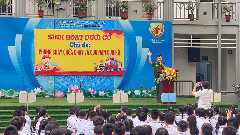 Tăng cường tuyên truyền PCCC cho học sinh tiểu học: Nền tảng xây dựng ý thức an toàn từ sớm -0