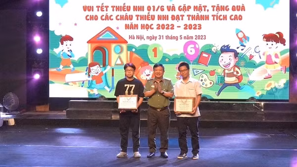 Nhiều hoạt động vui Tết thiếu nhi tại Cục Truyền thông CAND