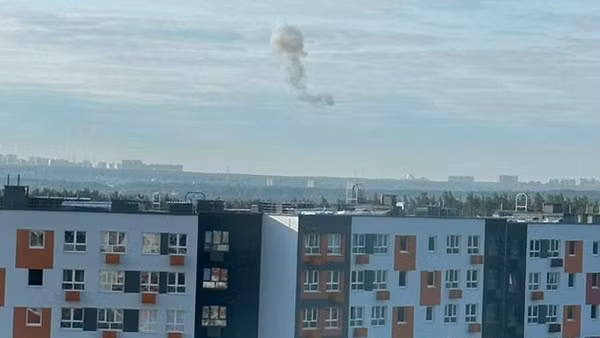 UAV "lạ" đâm trúng 2 tòa nhà ở thủ đô Moscow