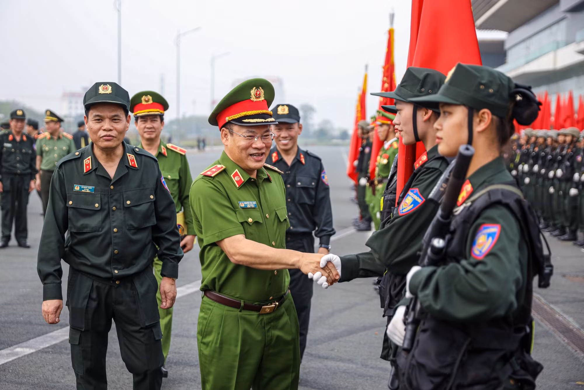 Huấn luyện nghiêm túc, thể hiện sức mạnh, tính chính quy, tinh nhuệ của lực lượng Cảnh sát cơ động -1