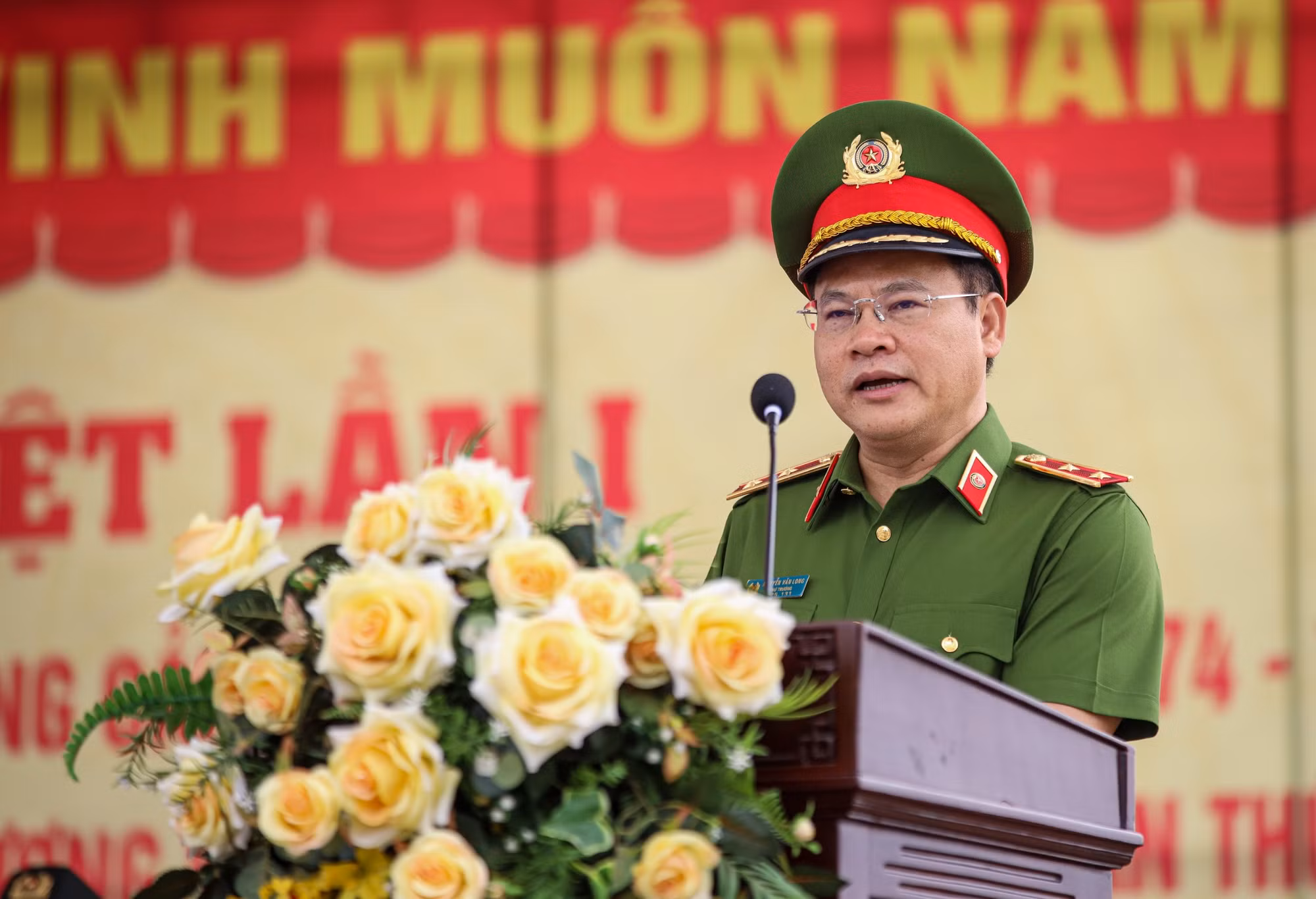 Huấn luyện nghiêm túc, thể hiện sức mạnh, tính chính quy, tinh nhuệ của lực lượng Cảnh sát cơ động -0