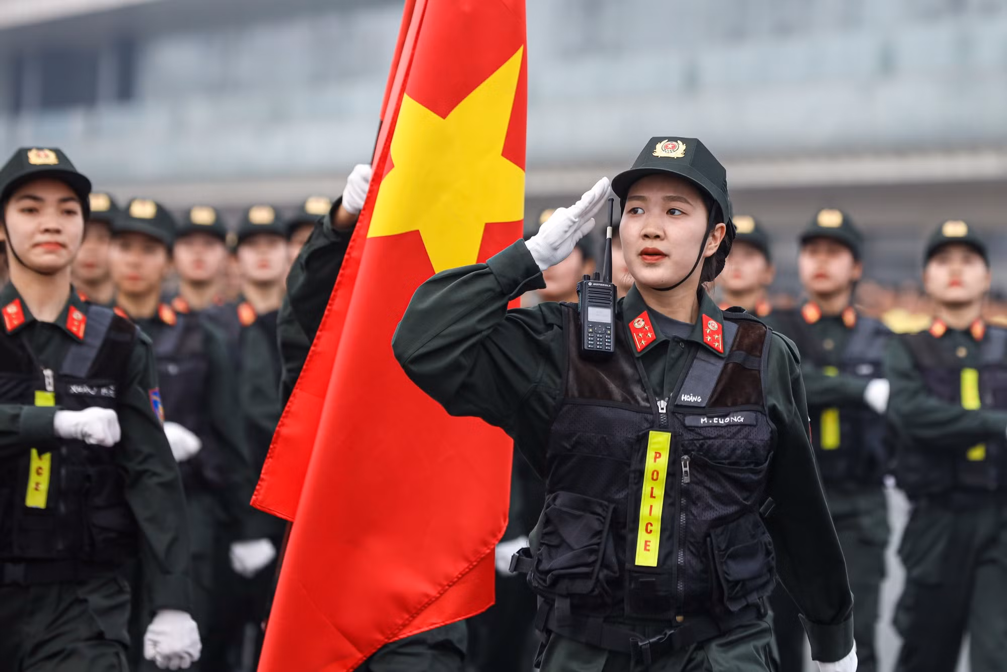 Huấn luyện nghiêm túc, thể hiện sức mạnh, tính chính quy, tinh nhuệ của lực lượng Cảnh sát cơ động -2