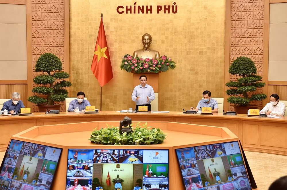 Thủ tướng chủ trì họp trực tuyến về phòng chống dịch với 1.060 xã, phường tại 20 tỉnh, thành phố -0