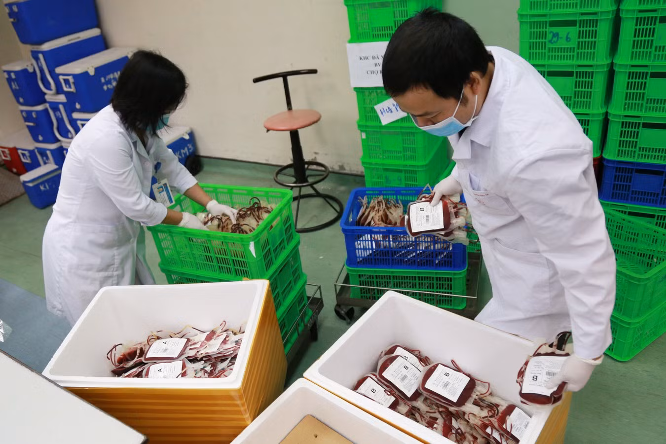 Chuyển 2.000 đơn vị máu vào TP Hồ Chí Minh ảnh 1 Chuyển 2.000 đơn vị máu vào TP Hồ Chí Minh -0