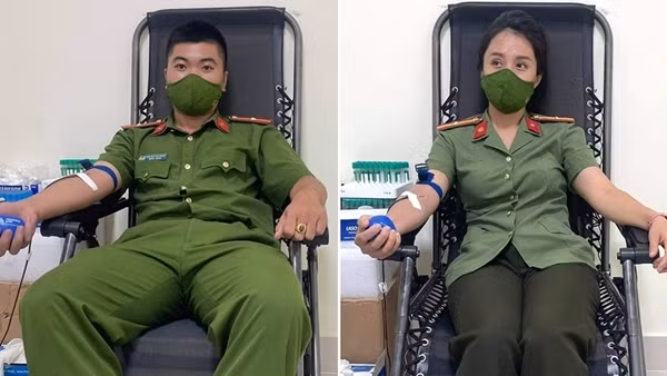 Đại úy Công an hiến máu cứu người qua cơn nguy kịch ảnh 3