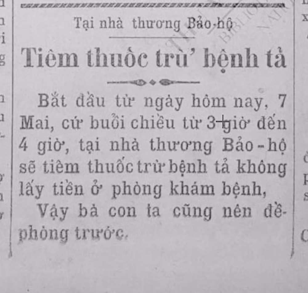 Chuyện tiêm vaccine phòng dịch gần 100 năm trước -0