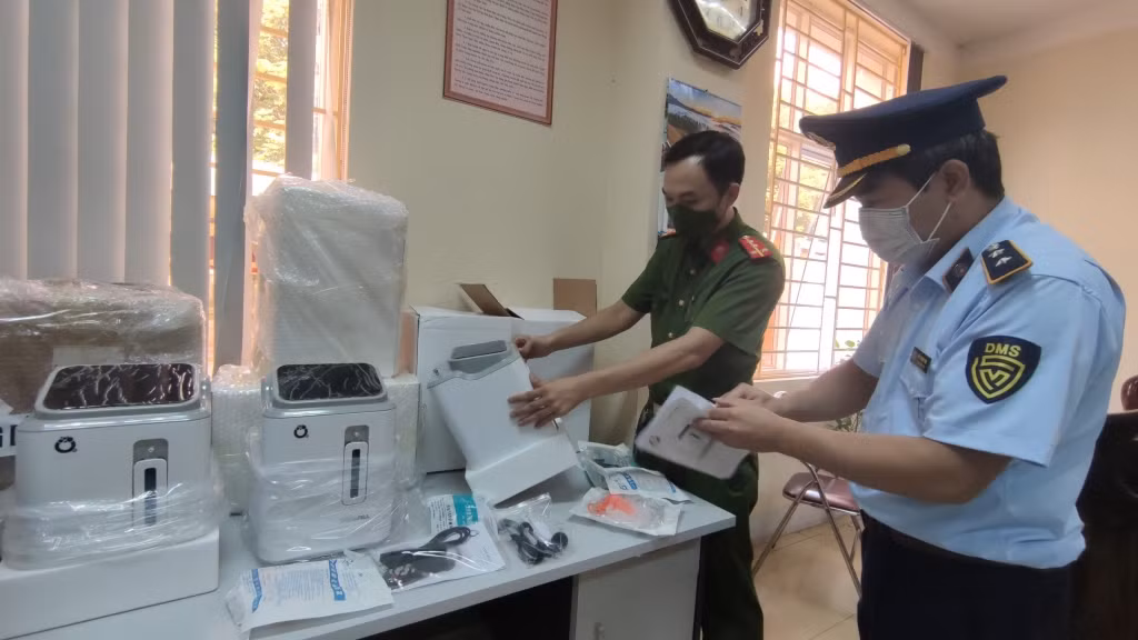 Bắt giữ lô hàng máy tạo oxy không giấy tờ -0