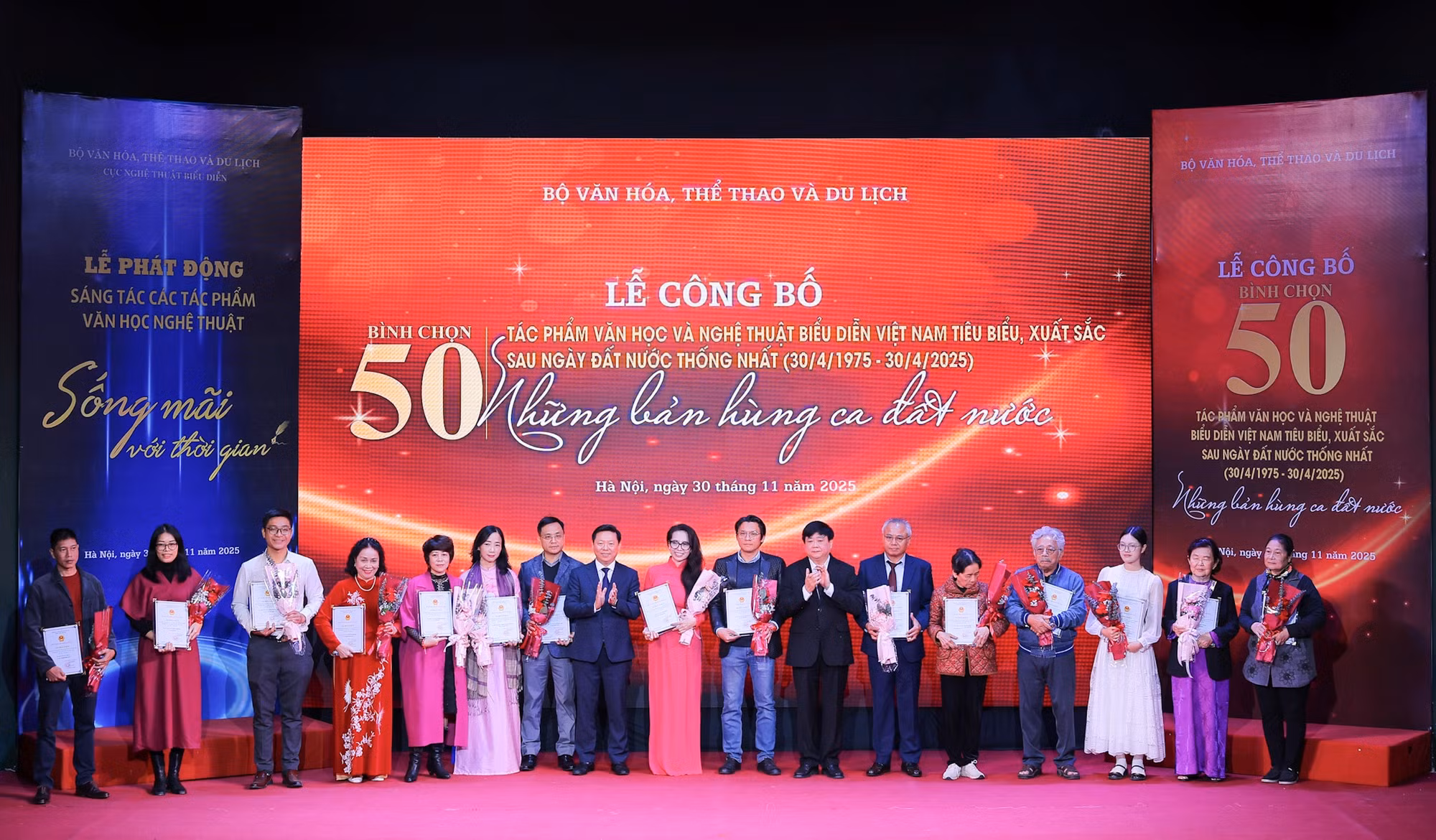 Công bố 50 tác phẩm xuất sắc, phát động sáng tác văn học, nghệ thuật “Sống mãi với thời gian” -0