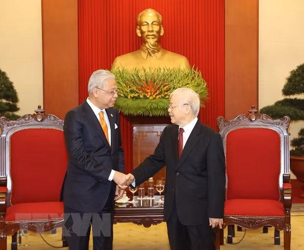 Tổng Bí thư Nguyễn Phú Trọng tiếp Thủ tướng Chính phủ Malaysia -0