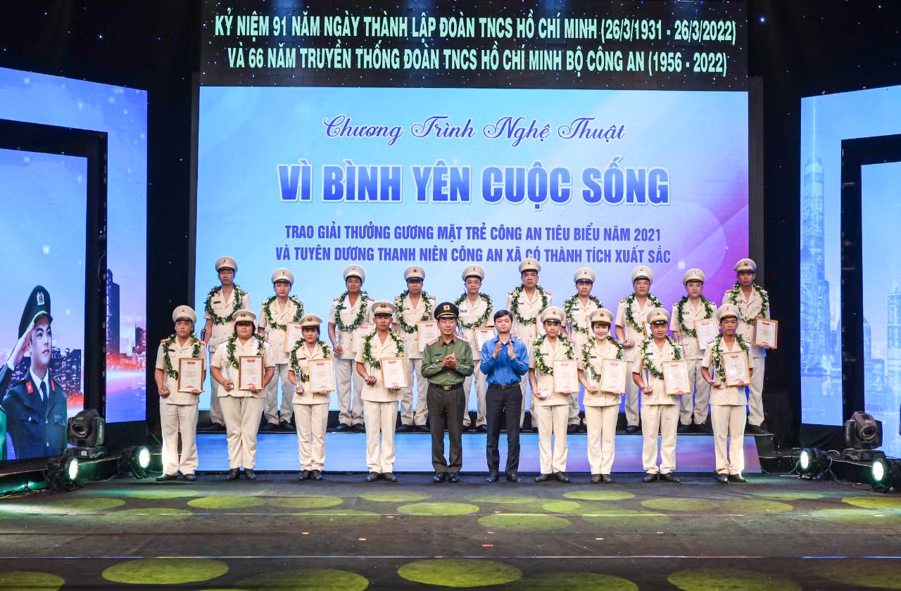 Tuyên dương 20 “Gương mặt trẻ Công an tiêu biểu” năm 2021 và 66 thanh niên Công an xã có thành tích xuất sắc -0