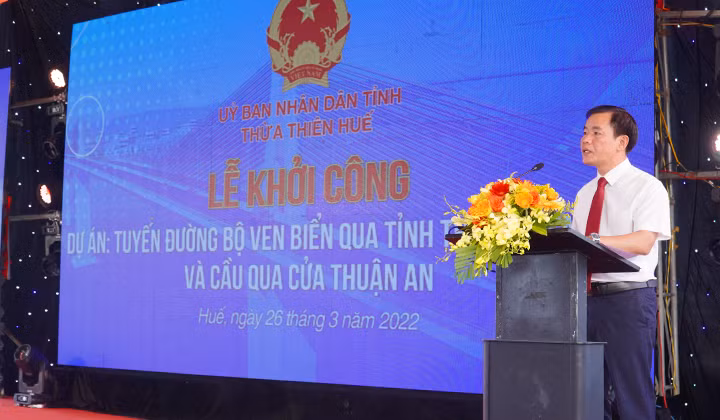 Đầu tư 3.496 tỷ đồng xây dựng tuyến đường bộ ven biển và cầu qua cửa Thuận An, TP Huế -0