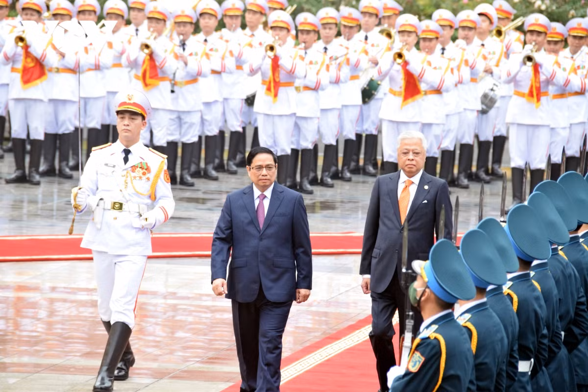 Lễ đón Thủ tướng Malaysia thăm chính thức Việt Nam -7