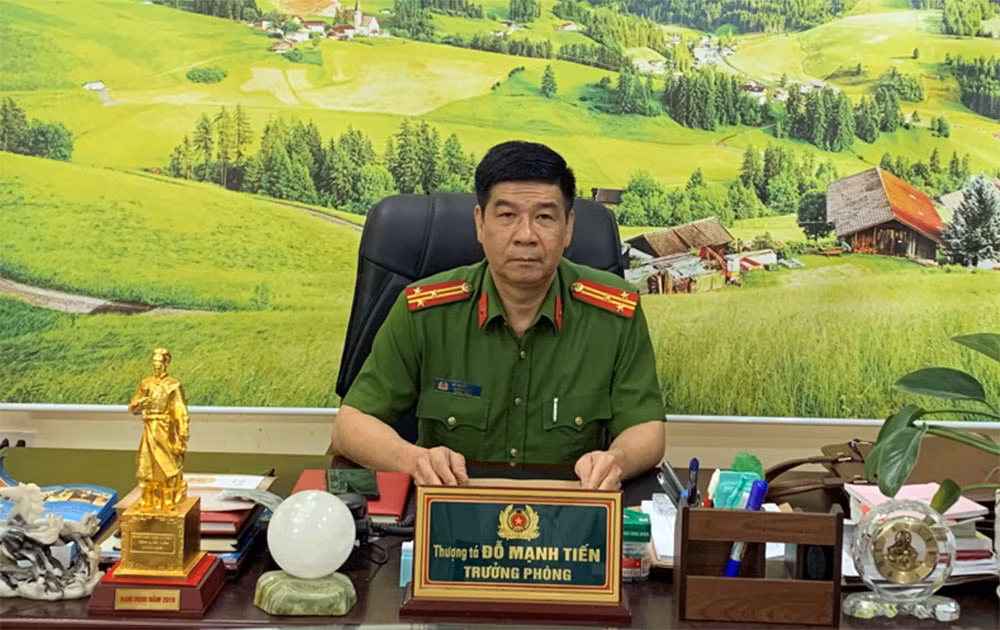 Thượng tá Đỗ Mạnh Tiến&nbsp; với “duyên” đánh án -0