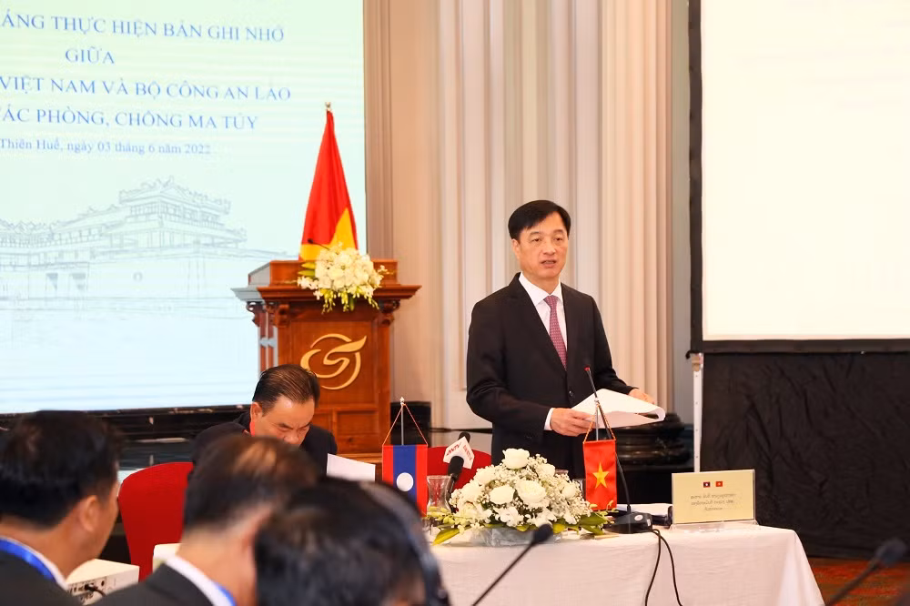 Bộ Công an Việt Nam và Bộ Công an Lào tiếp tục tăng cường hợp tác trong đấu tranh, phòng chống tội phạm ma túy -0