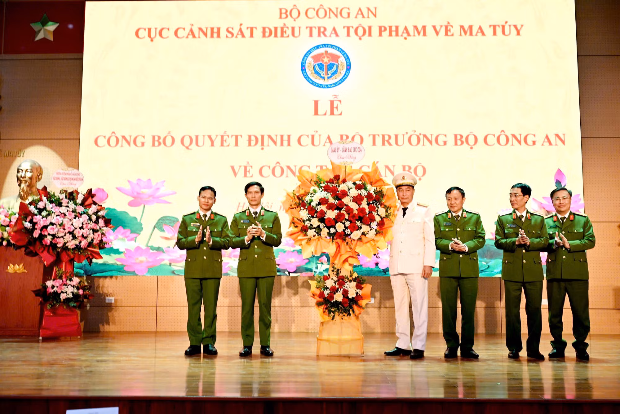Công bố bổ nhiệm Phó Cục trưởng Cục Cảnh sát điều tra tội phạm về ma túy -0