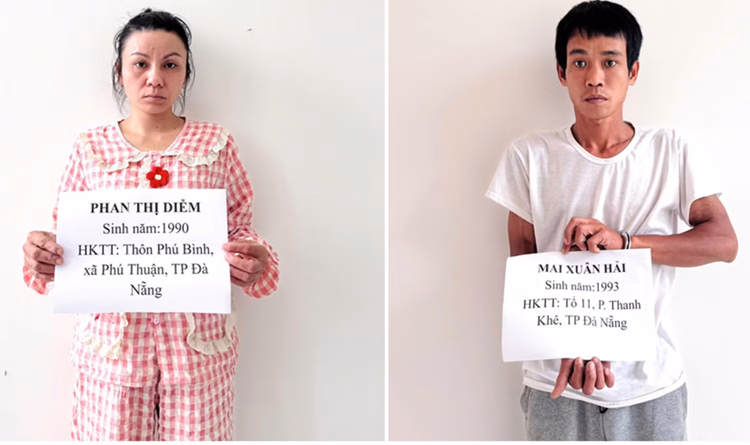 Tóm gọn cặp đôi có tiền án trộm xe máy bên sông Thu Bồn -0