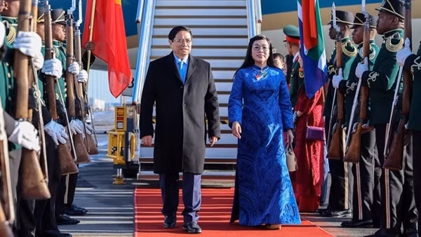 Thủ tướng Phạm Minh Chính tới Nam Phi tham dự Hội nghị thượng đỉnh G20