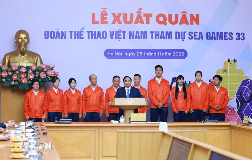 Thủ tướng: Đoàn Việt Nam dự SEA Games 33 phải gắn tinh thần thể thao với tinh thần dân tộc -0