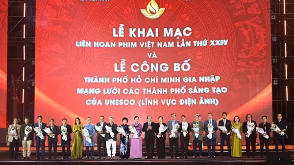 TP Hồ Chí Minh được UNESCO công nhận là thành phố sáng tạo lĩnh vực điện ảnh